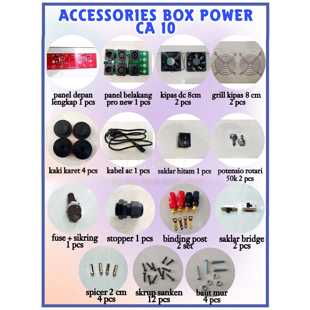 ACC AKSESORIS BOX POWER CA 10 Accessories model box CA 10