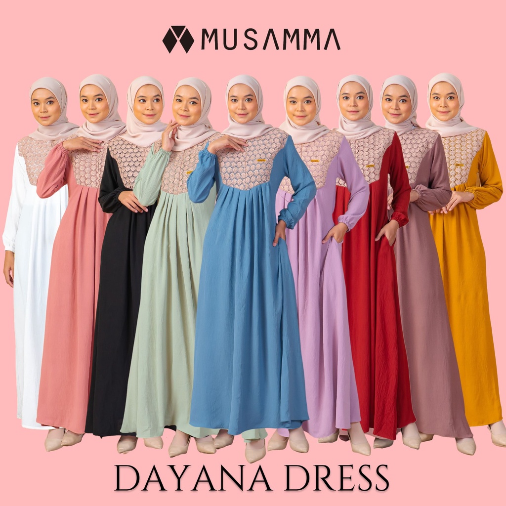 Daster Arab Musamma Dayana Dress by Musamma Original