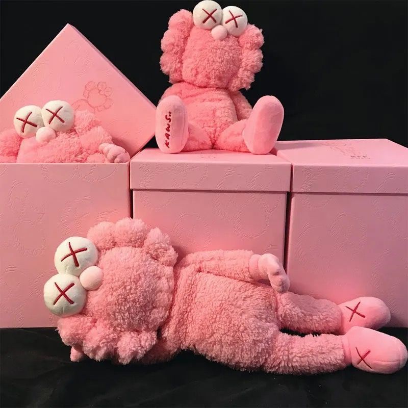 ▪℗Sesame Street BFF Doll KAWS Pameran Seni Bangkok Boneka Sesame Street Mainan Mewah Lin Junjie Bone