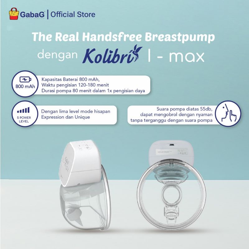 Gabag - Handsfree Breastpump - Kolibri I Max Breastpump