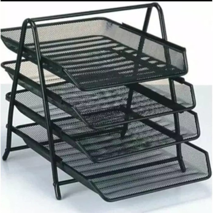

Letter /Paper Tray 4 Susun Besi Rak Susun Vtec Star Seller