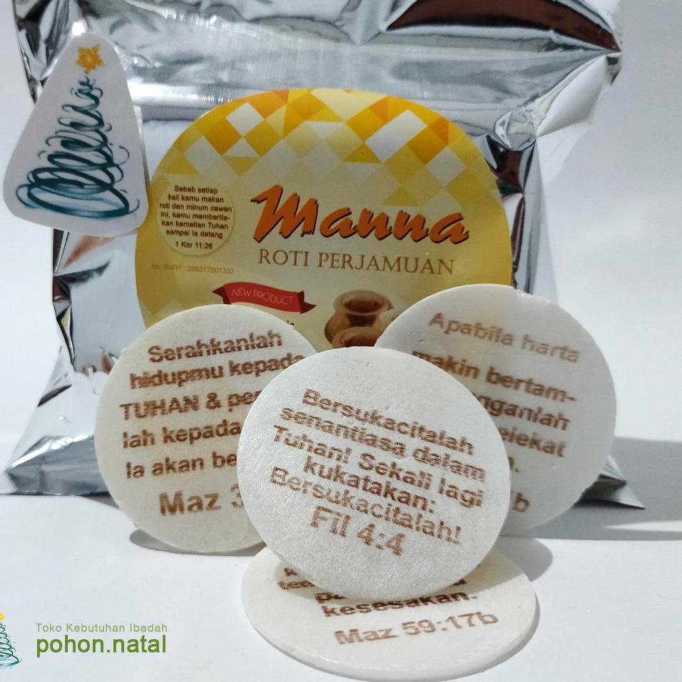 

Potongan spesial Hosti Ayat Manna Roti Perjamuan 100pcs