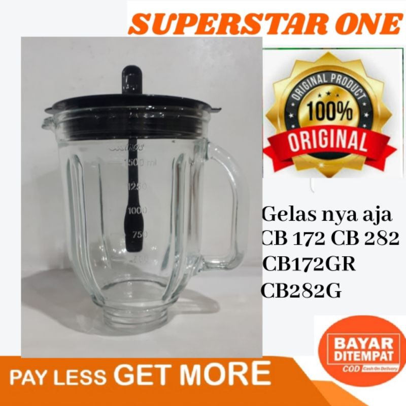 Gelas Jus Kaca Blender Cosmos cb 172 cb 172 gr cb 282 cb 282 g cosmos