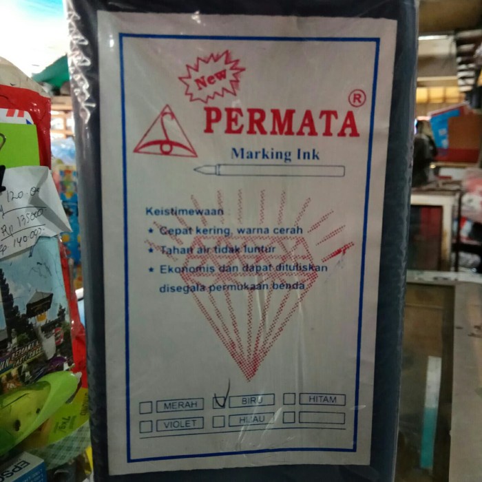 

Tinta permanen literan untuk karung merk Permata