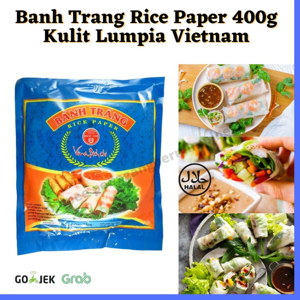 

9.9 Promo >> Banh Trang Rice Paper 400gr 22cm | Kulit Lumpia Vietnam | Rice Paper