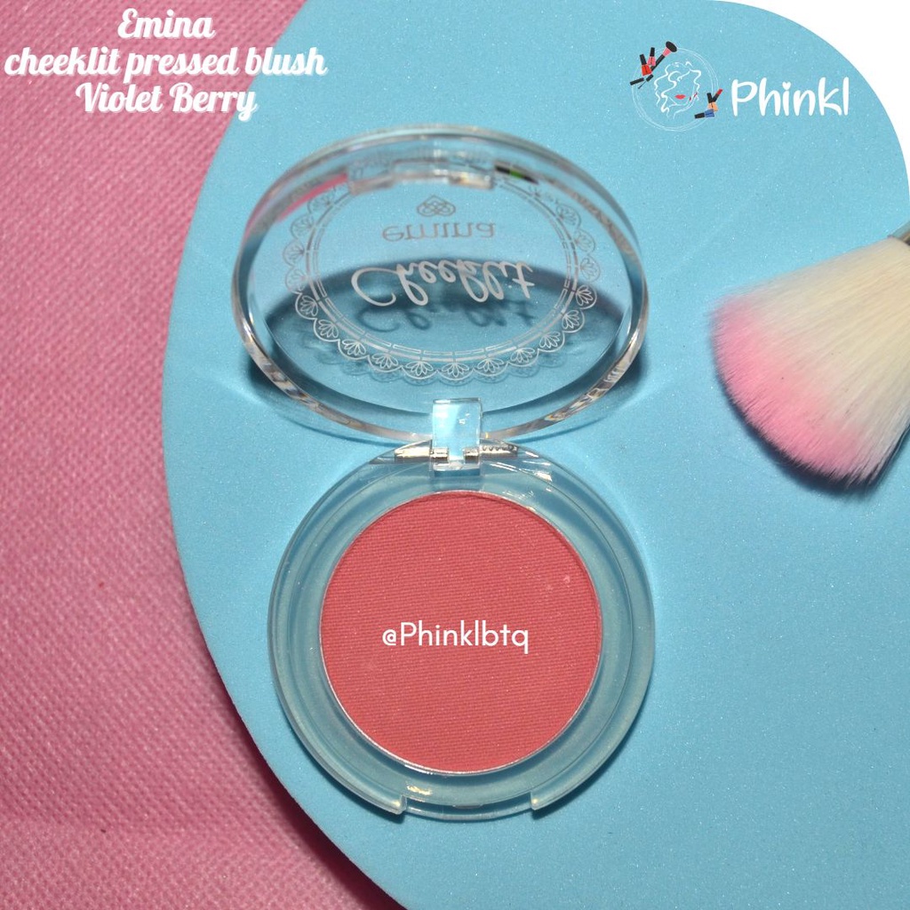 `ღ´ PHINKL `ღ´ ╰☆☆ 𝔢мιℕά ☆☆╮ Emina cheeklit pressed blush on perona pipi lembut hasil natural