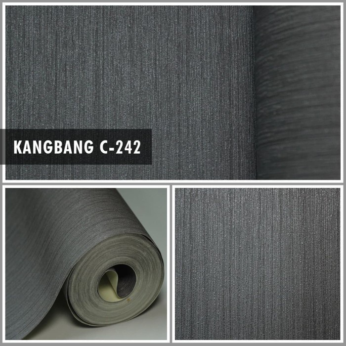 WALLPAPER DINDING VINYL POLOS MURAH / WALLPAPER DINDING POLOS SERAT