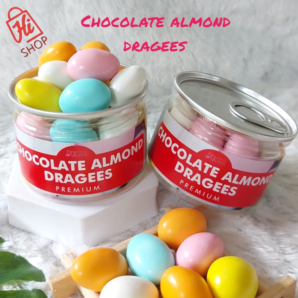 

Can Chocolate Almond Dragees Coklat Turki Coklat isi Kacang Almond Kualitas Premium
