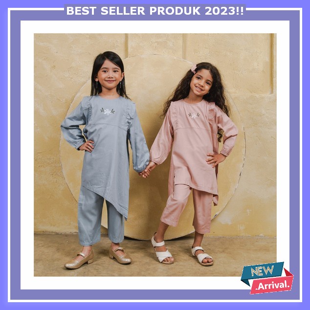 Baju Setelan Putih Anak Perempuan Katun Poplin, Muslim Putih Anak, Baju Putih Anak(Seragam Sd , Mana