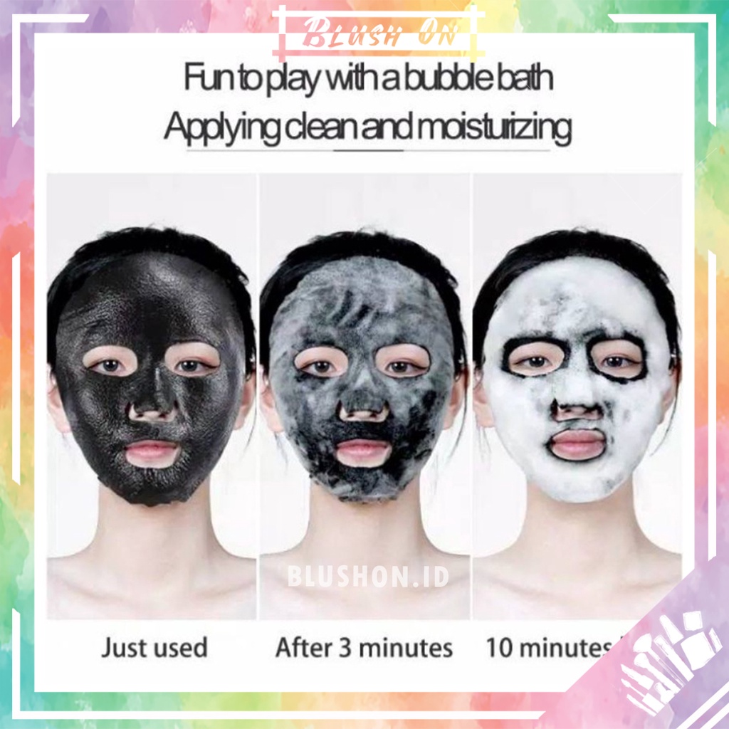 IMAGES Bubble Mask Foam Mengecilkan Pori Amino Acid Bubbles Image Facial Bubble Mask Sachet Terbaru