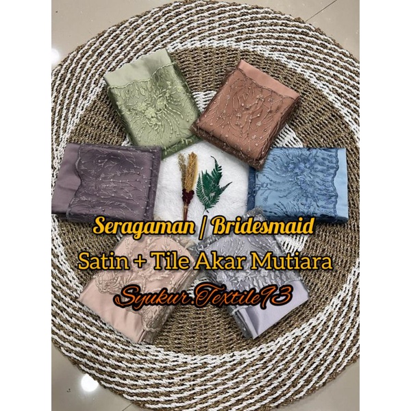 Paket Bridesmaid/Seragaman / Baju Nikah / Baju Wisuda / Seragaman Keluarga