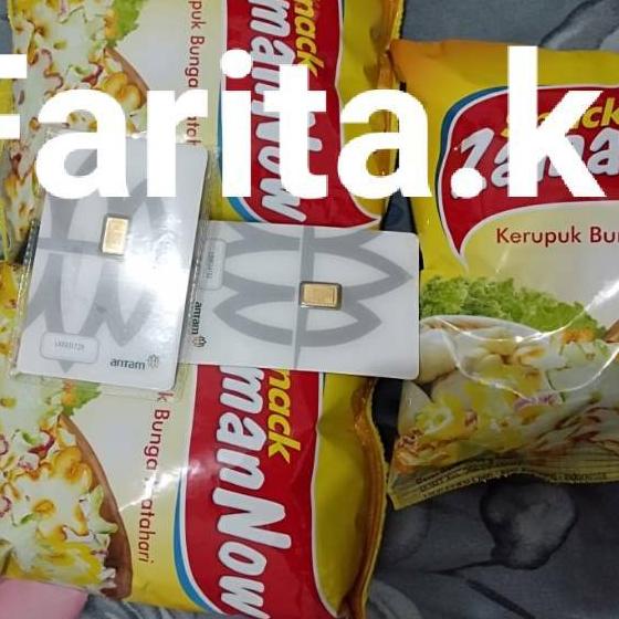 

♥ Snack zaman now / snack jaman now / snack berhadiah / emas ◊