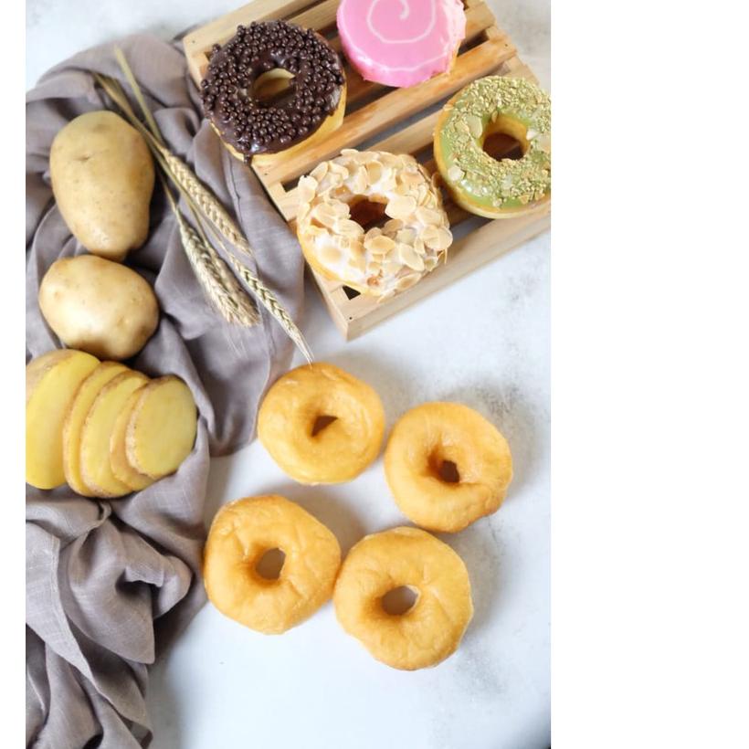 

☞ Donut Kentang / Donut Kentang Frozen / Donat Kentang asli halal isi 20 pcs ✻