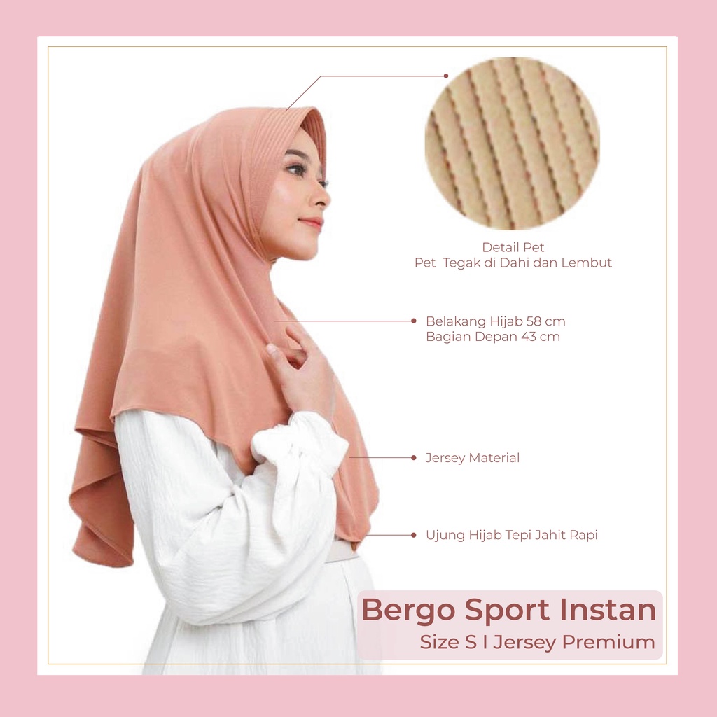 Hijab Instan / Sport - Varian Lengkap