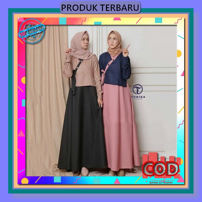 Gamis Kekinian Gamis Dewasa Terbaru Gamis Wanita Hamil Baju Gamis Dewasa Gamis Lebaran Dress Gamis T