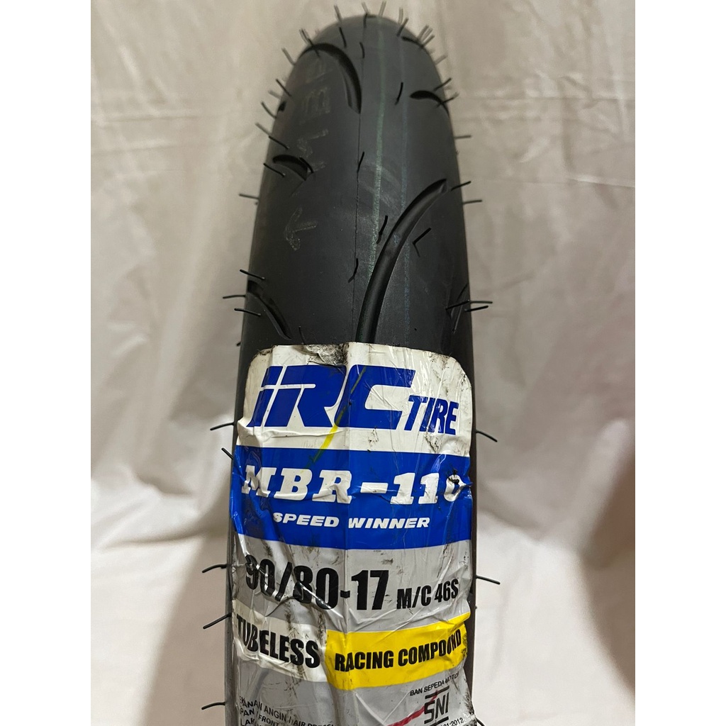 BAN LUAR IRC MBR-110 90/80-17 SOFT COMPOUND TUBELESS