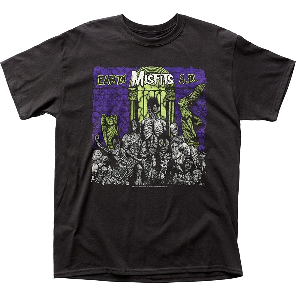 KAOS The Misfits Earth a.d. Adult tee Black