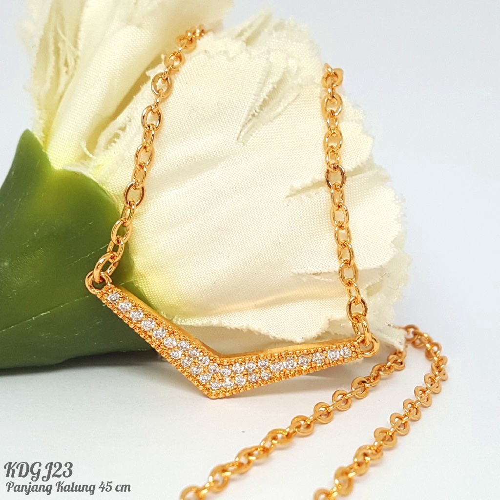 PGX Kalung Wanita Xuping Perhiasan Lapis Emas Aksesoris Fashion Premium - XD114