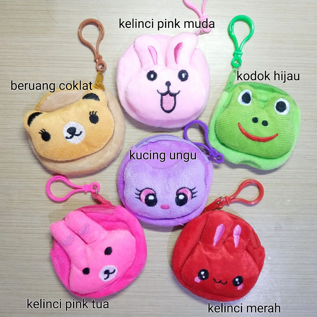 LUCU-LUCU BANGET  Dompet Koin Mini Unik Murah Dompet Karakter Lucu Dan Imut Kecil ACC Dompet Koin BT