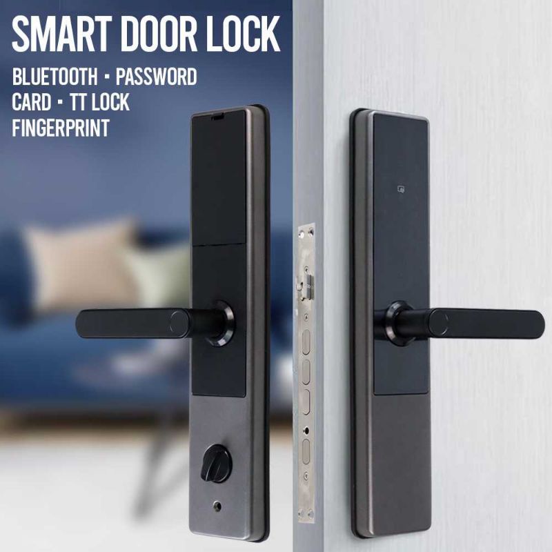 ALOEY Smart Door Lock Bluetooth Password Fingerprint Card TTLock - A2