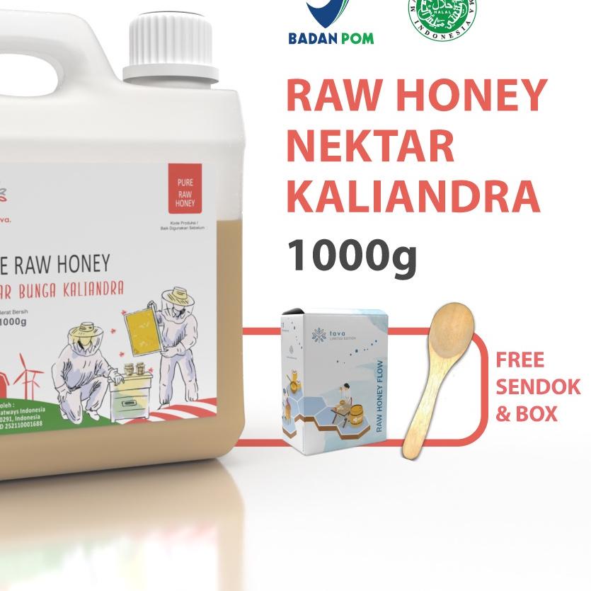 

➦ Asli Murni 1kg Tava Grade A Nektar Kaliandra 100% Alami Pure Natural Raw Honey ✺