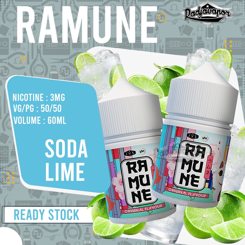 LIQUID RAMUNE ORIGINAL FLAVOR 60ML 3MG