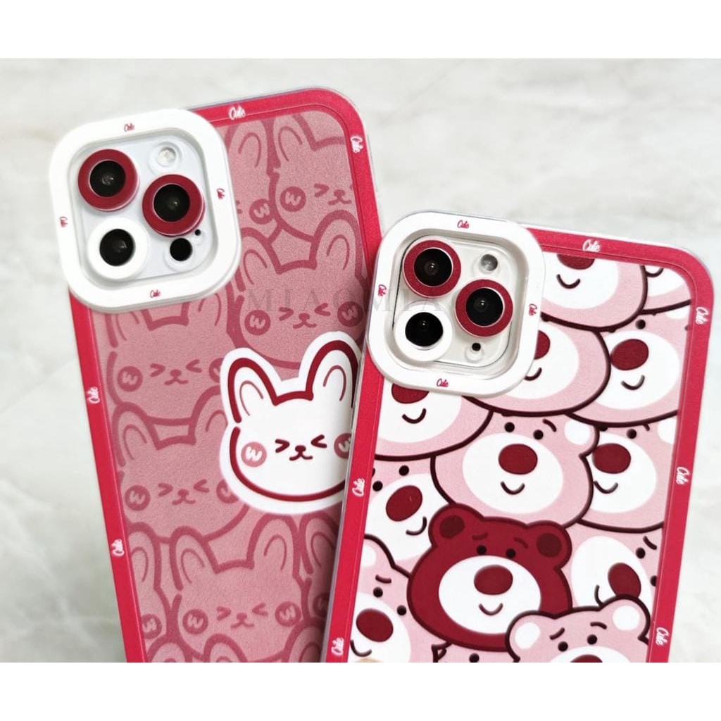 FANSTORE_PKU -  Lotso Pink / Soft Case / iPhone / 14 / 13 Pro Max / 12 / 11 / Mini / XS / New / Beni