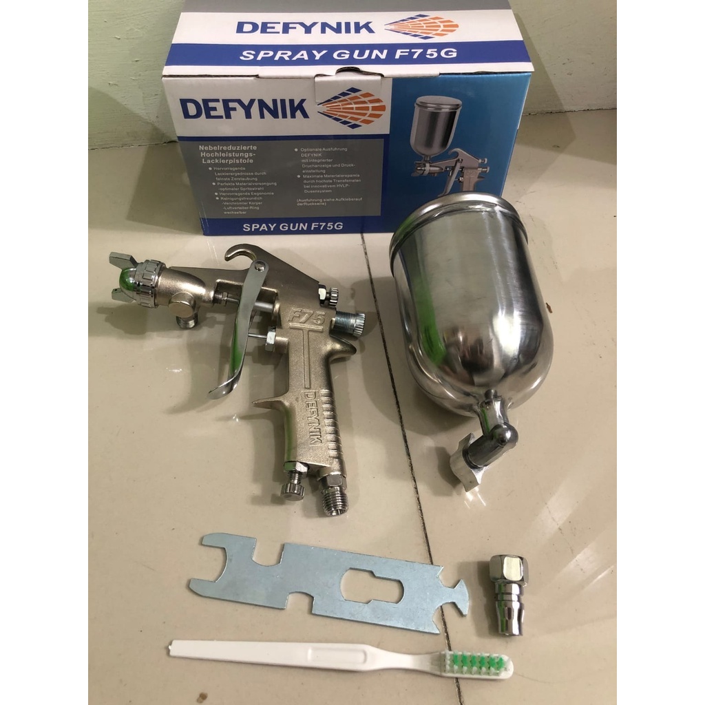 Spray Gun DEFYNIK Tabung Atas F-75 / F75 400mL