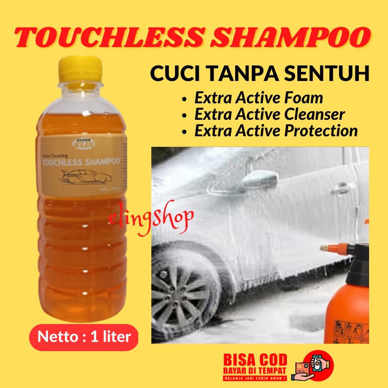 Shampoo Shampo Sampo Sabun Cuci Mobil Motor Touchless Tanpa Sentuh 1 Liter