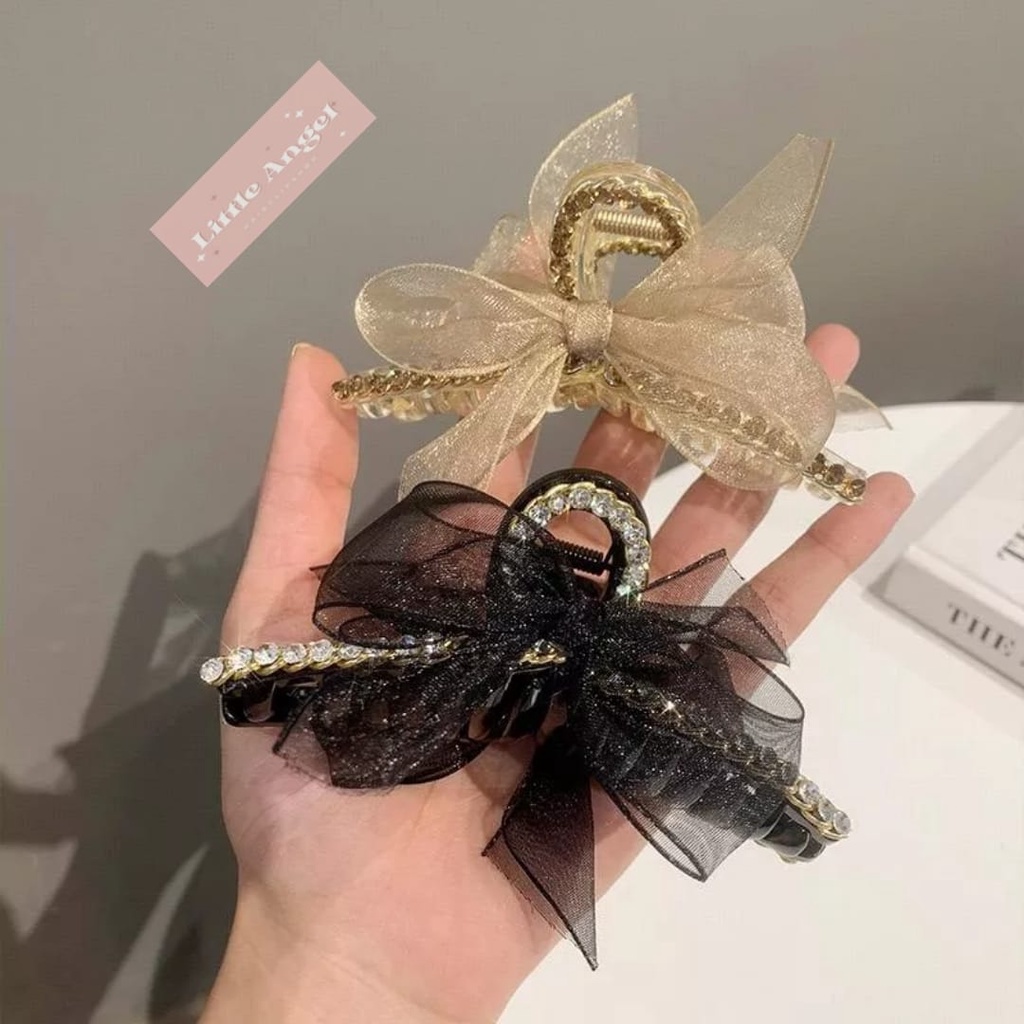 Jepit Rambut Korea Model Pita Renda Model Baru