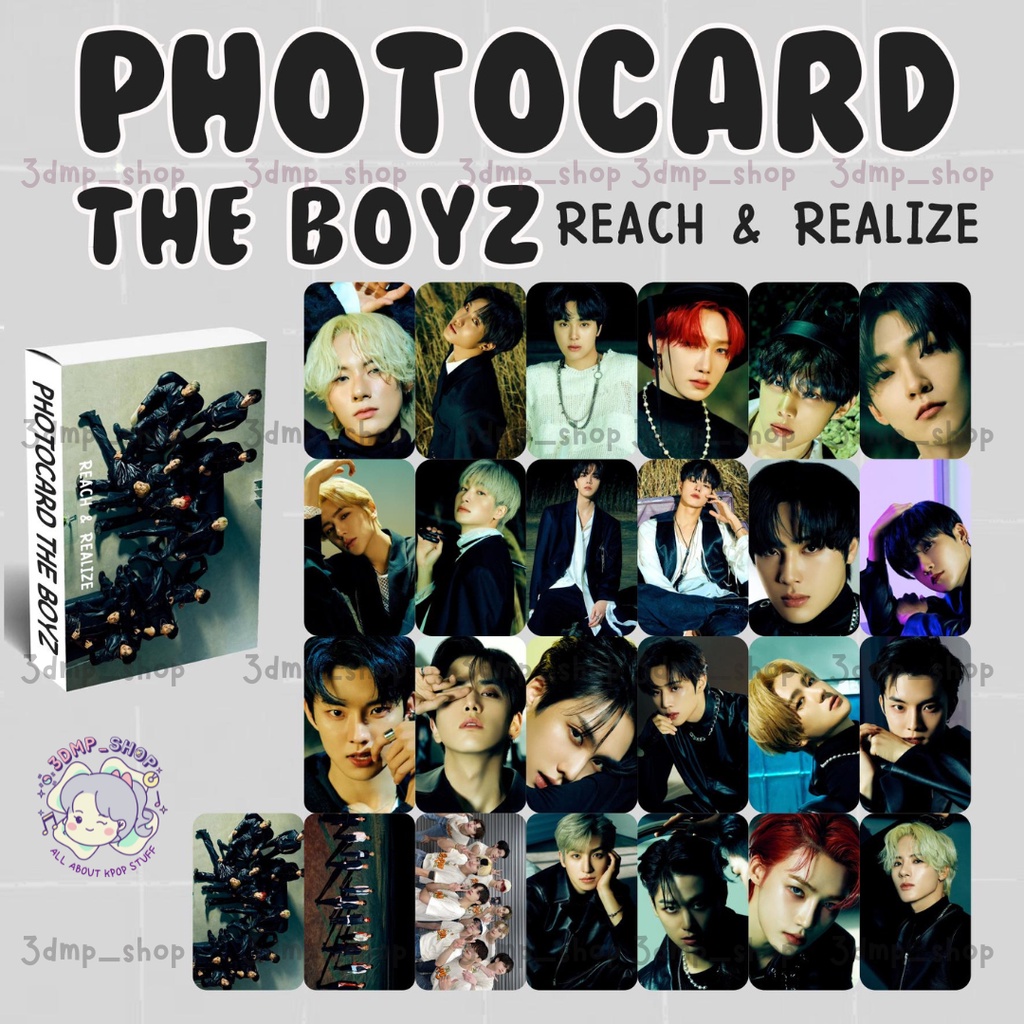 [25 lembar] Photocard lomocard lomo card photo card the boyz dream like thrill ing ride reveal stealer chase Whisper be awake roar reason reach realize