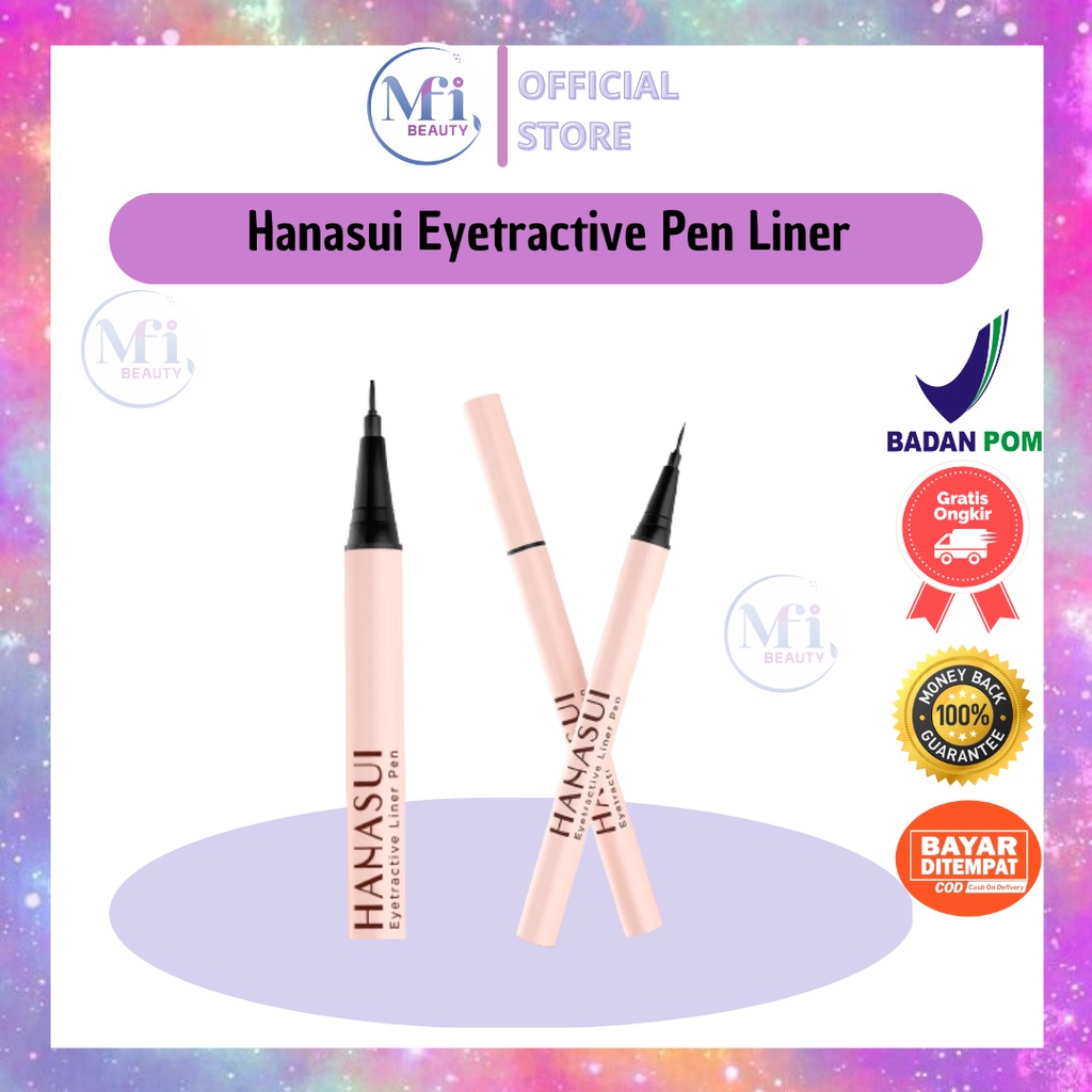 MFI - Hanasui Eyetractive Pen Liner | Celak Mata | Waterproof