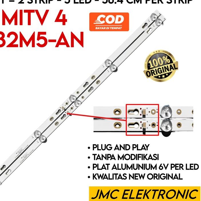 ✬ BACKLIGHT TV LED XIAOMI MI TV 4 L32M5-AN L32M5AN L-32M5AN 5K 6V 32 INC INCH 32IN ♪