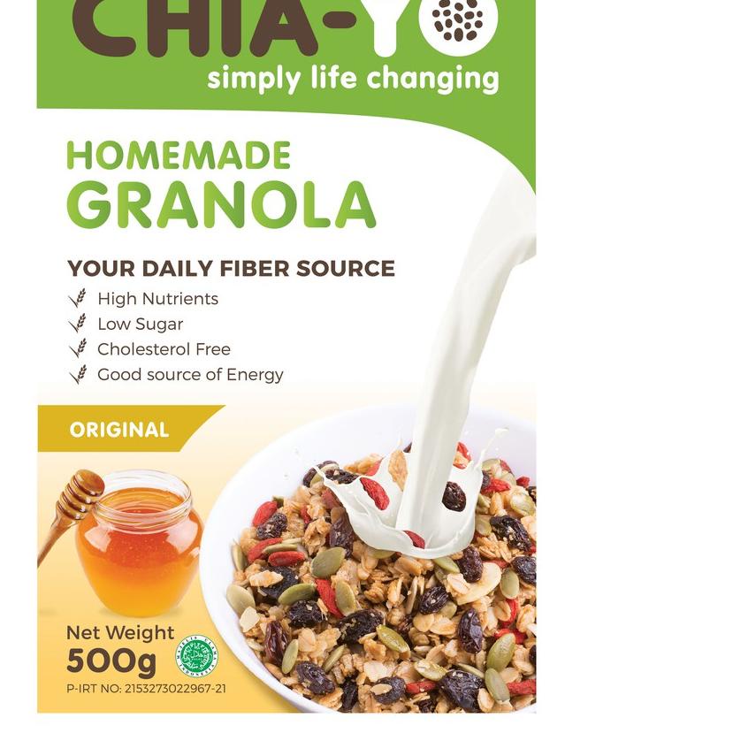 

♥ Chiayo Homemade Granola Original 500gr ♥