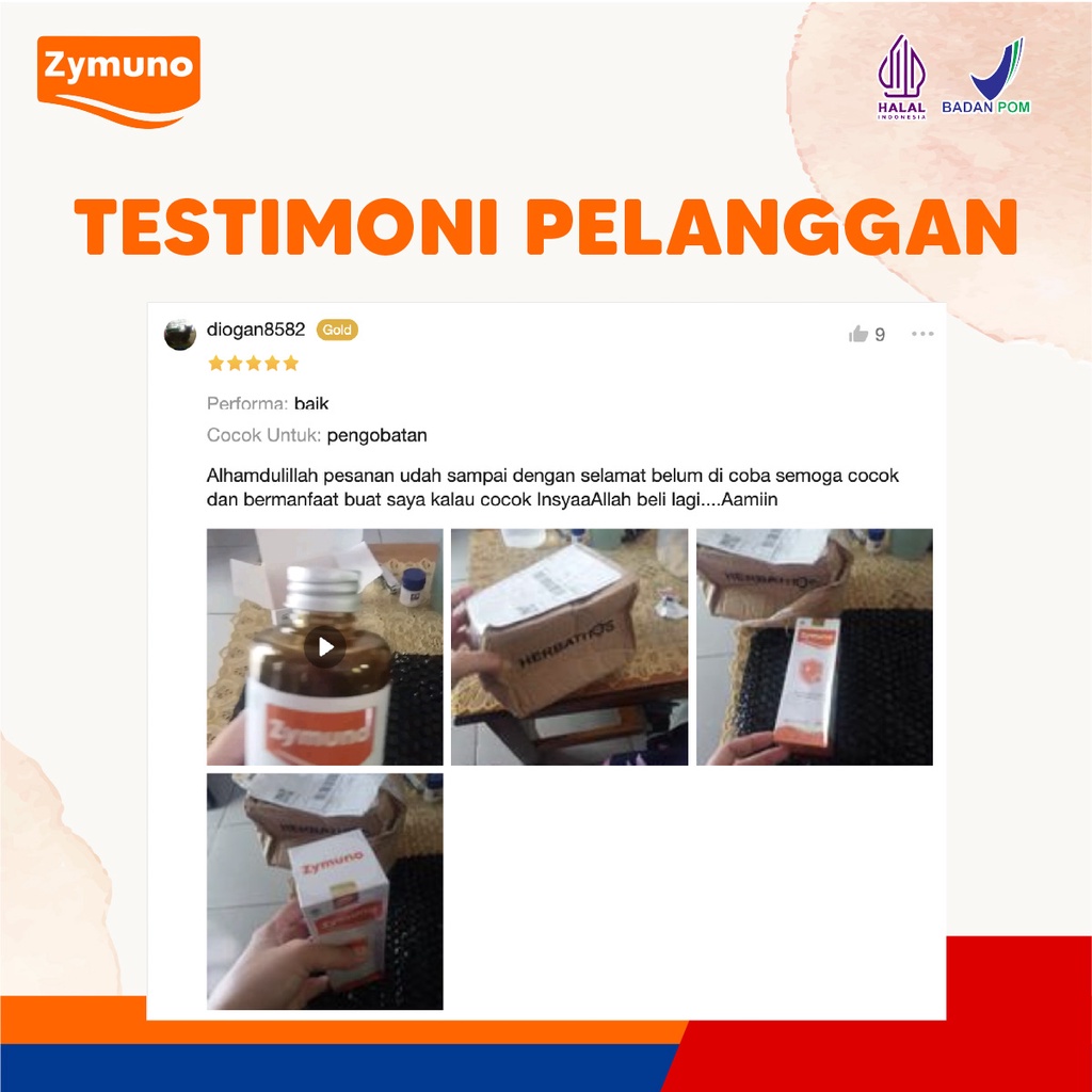 Zymuno Original Paket 2 Botol Atasi Kanker Tumor Miom Kista Benjolan Jaga Imun Imunitas Tubuh