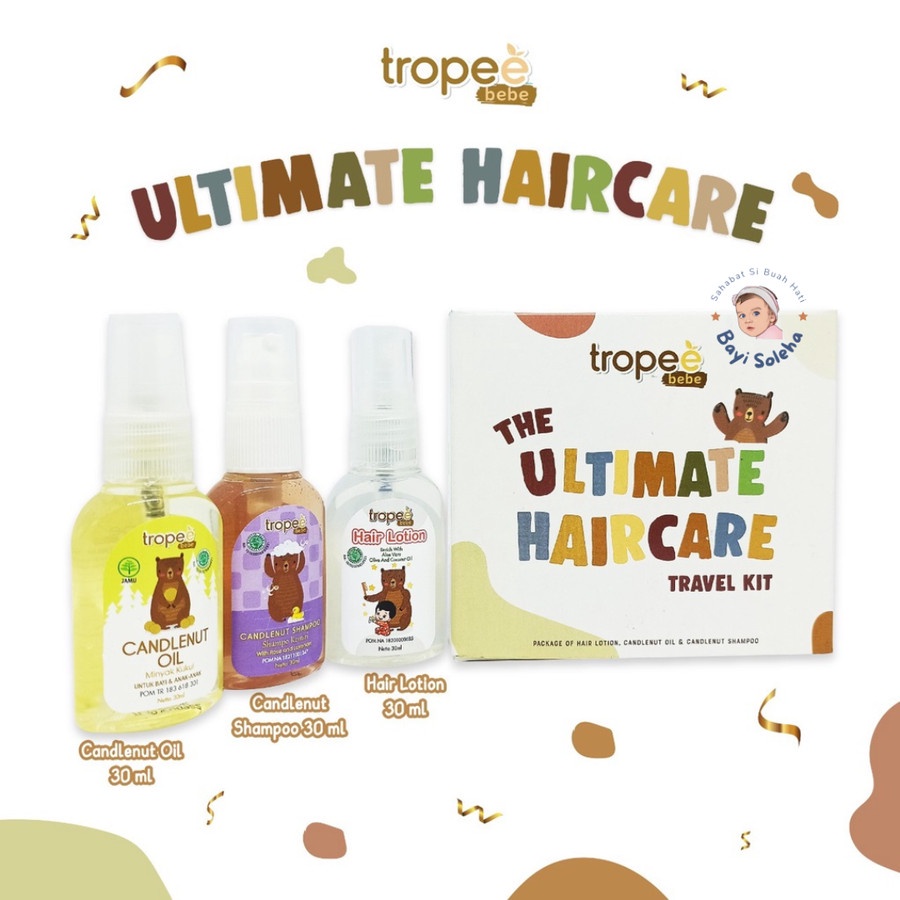 TROPEE BEBE HAIR CARE STARTER KIT 30ML