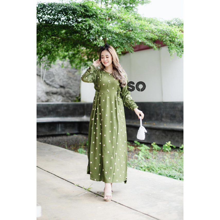 MIDI DRESS LOVE - DASTER RAYON BUSUI