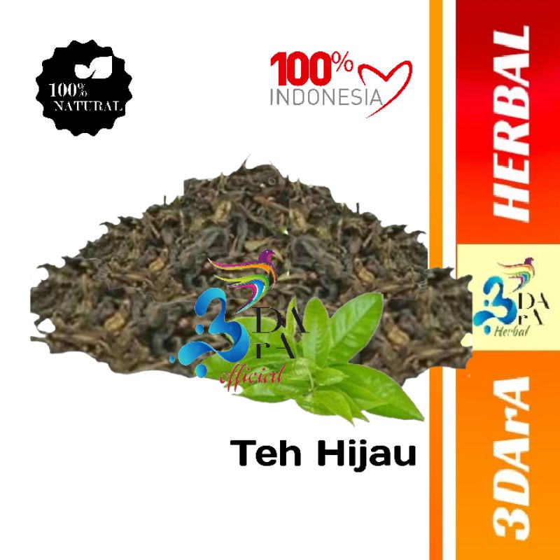 

Daun Teh Hijau Kering 100gr Premium