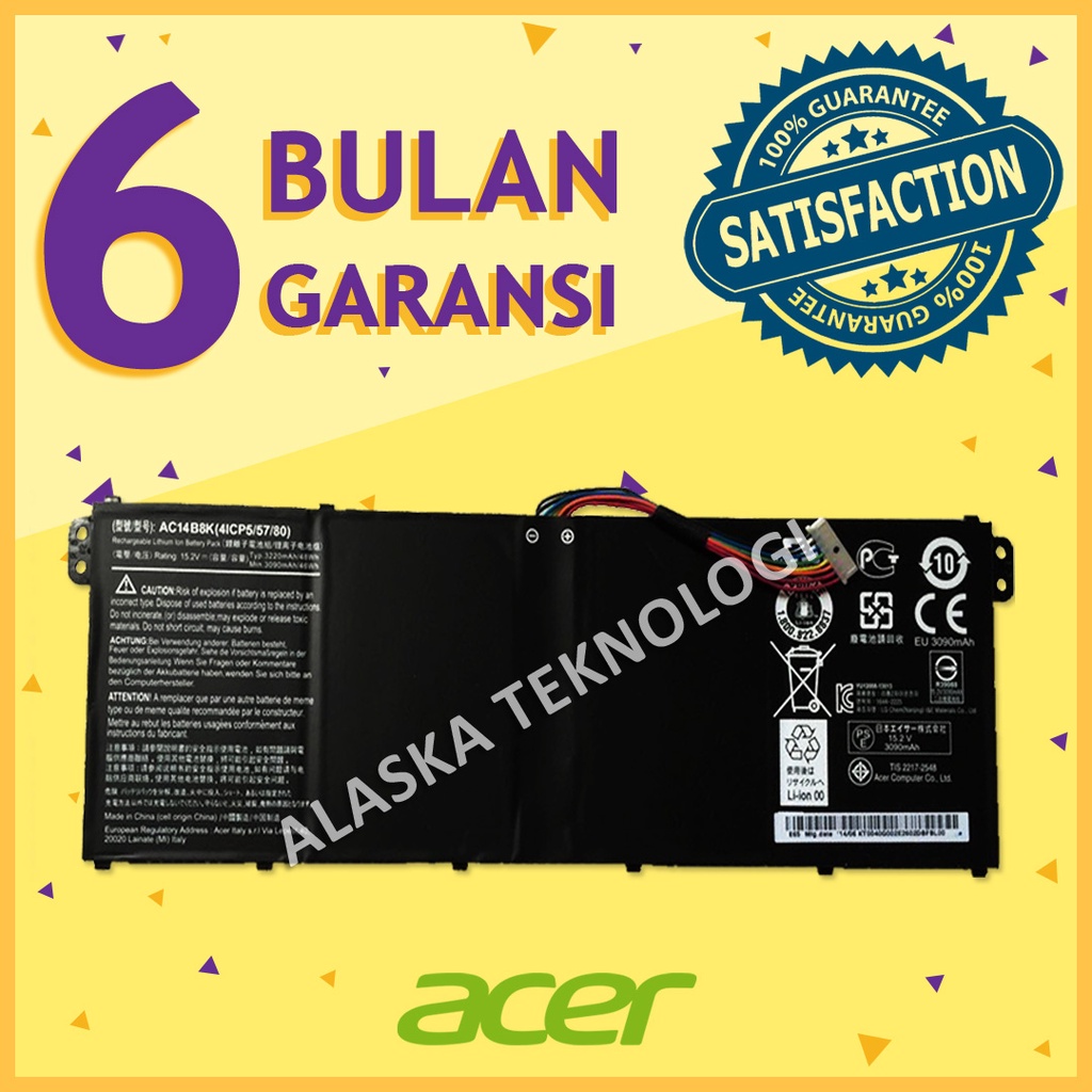 Original Baterai Laptop Acer SWIFT 3 SF314-52 SF314-52G SF314-53G SF314-54 SF314-54G SF314-55 SF314-
