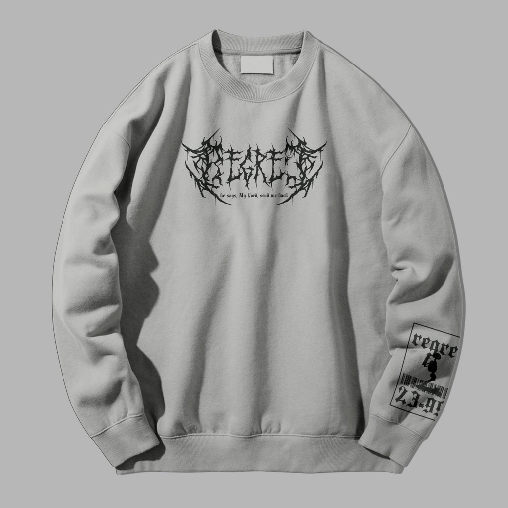 METAL Regret Sweater Crewneck || Sweater Basic Musik Metal || Pria &amp; Wanita Sz M - L - XL