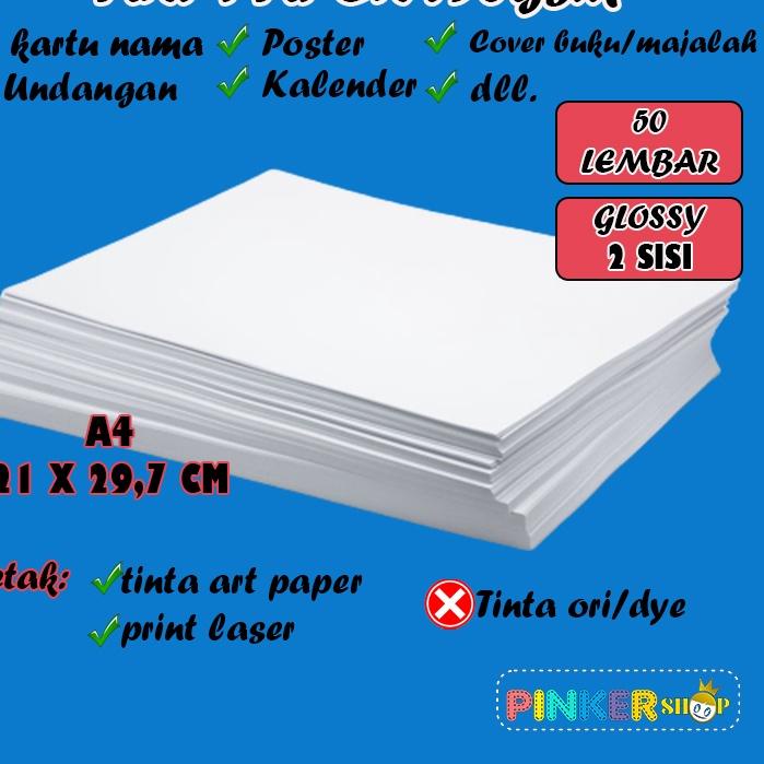 

Promo promo Kertas art carton paper 190 gsm A4 isi 50 lembar/art karton 190 gram