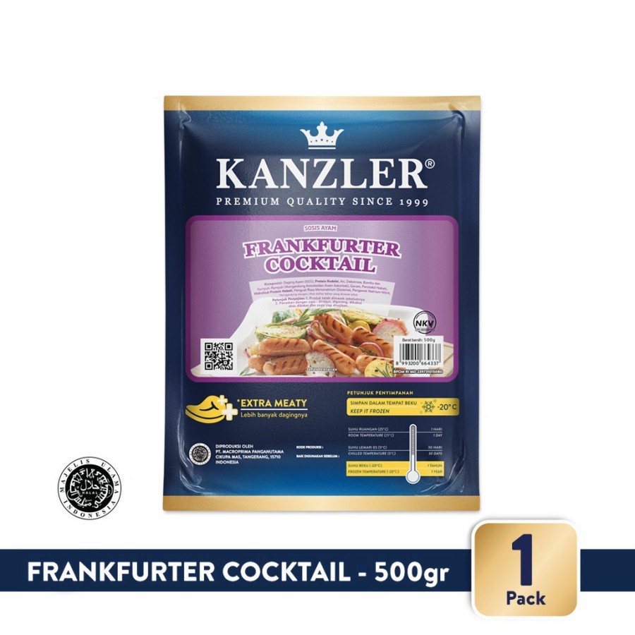

Kanzler Frankfurter Cocktail 500gr