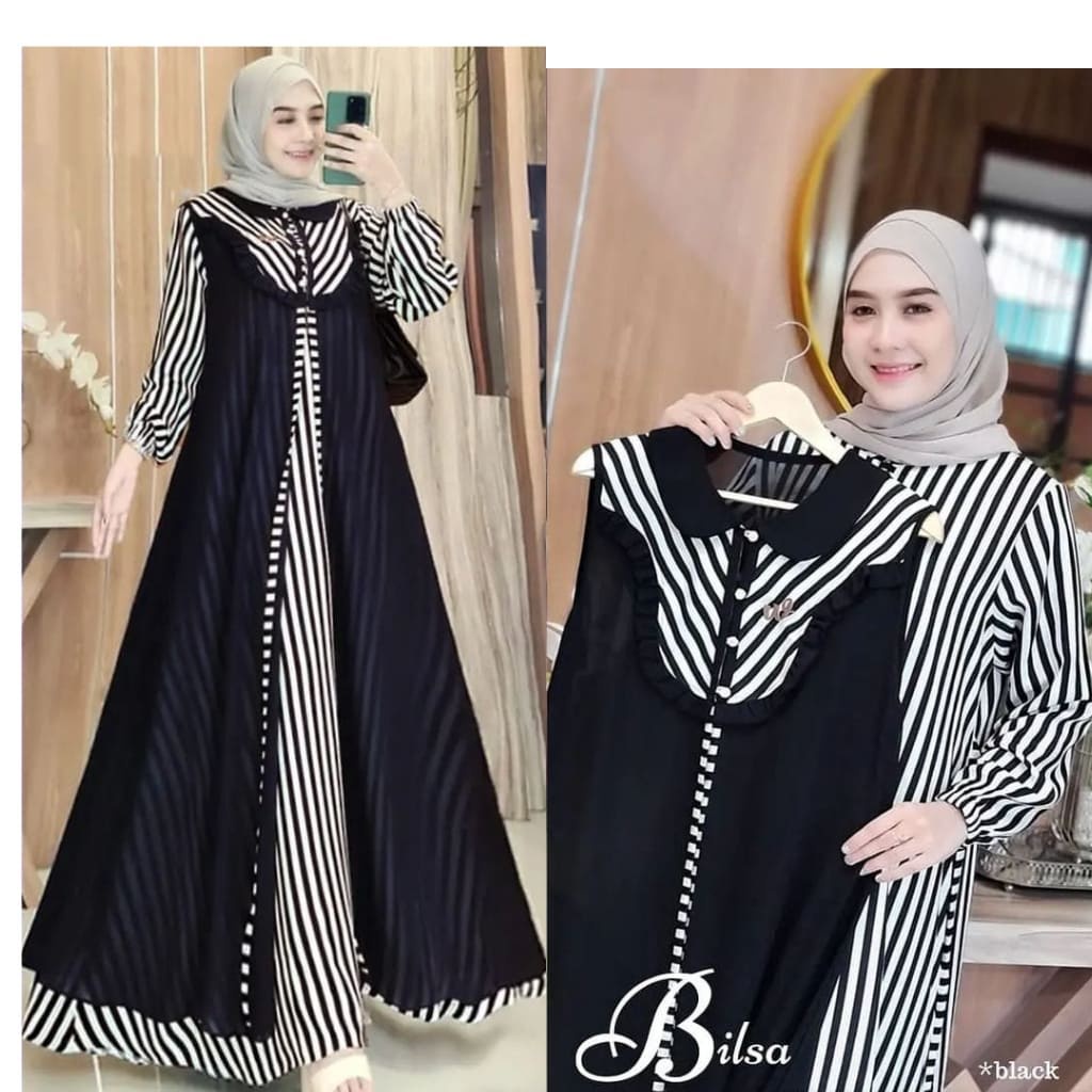 Baju Gamis Arini Mewah Dewasa Import Premium Wanita Perempuan Baju Muslim Gsmis Cewek Pesta Kondanga