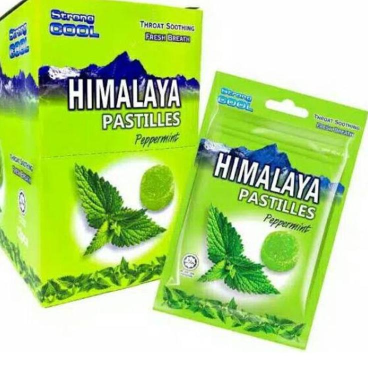 

➥ Permen himalaya pastiles 1 box+peppermint+12 pcs ♥