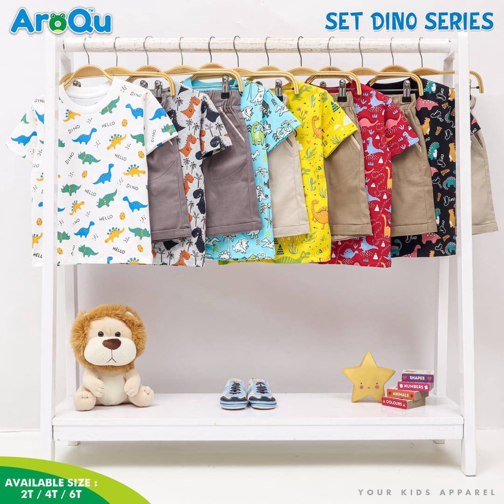 Setelan anak Set dino Fullprint by Aroqu