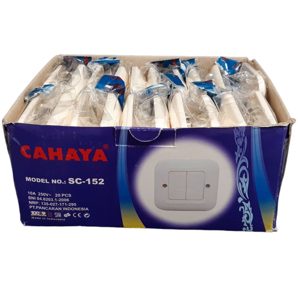 Paket 12 Pcs CAHAYA Saklar Seri IB