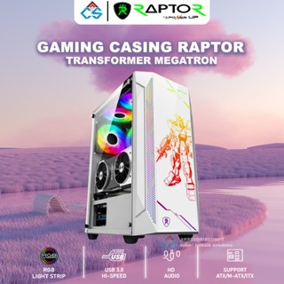 CASING GAMING RAPTOR TRANSFORMERS MEGATRON WHITE - CASING GAMING