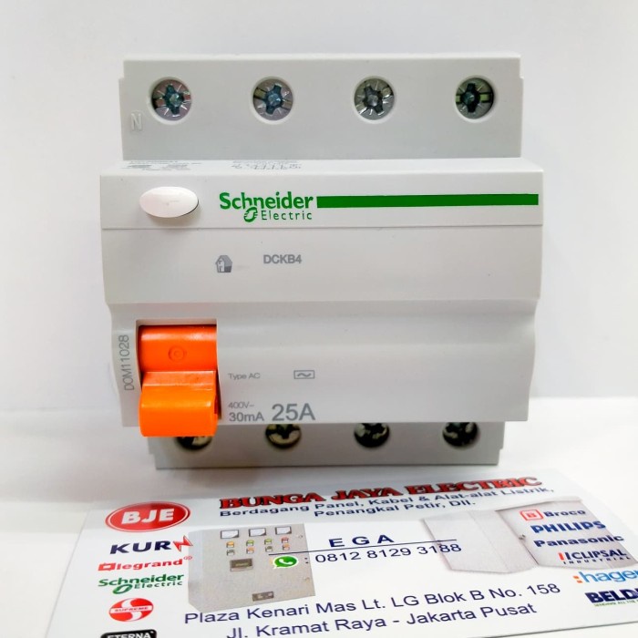 Schneider Elcb Rccb 4P 25A 30Ma