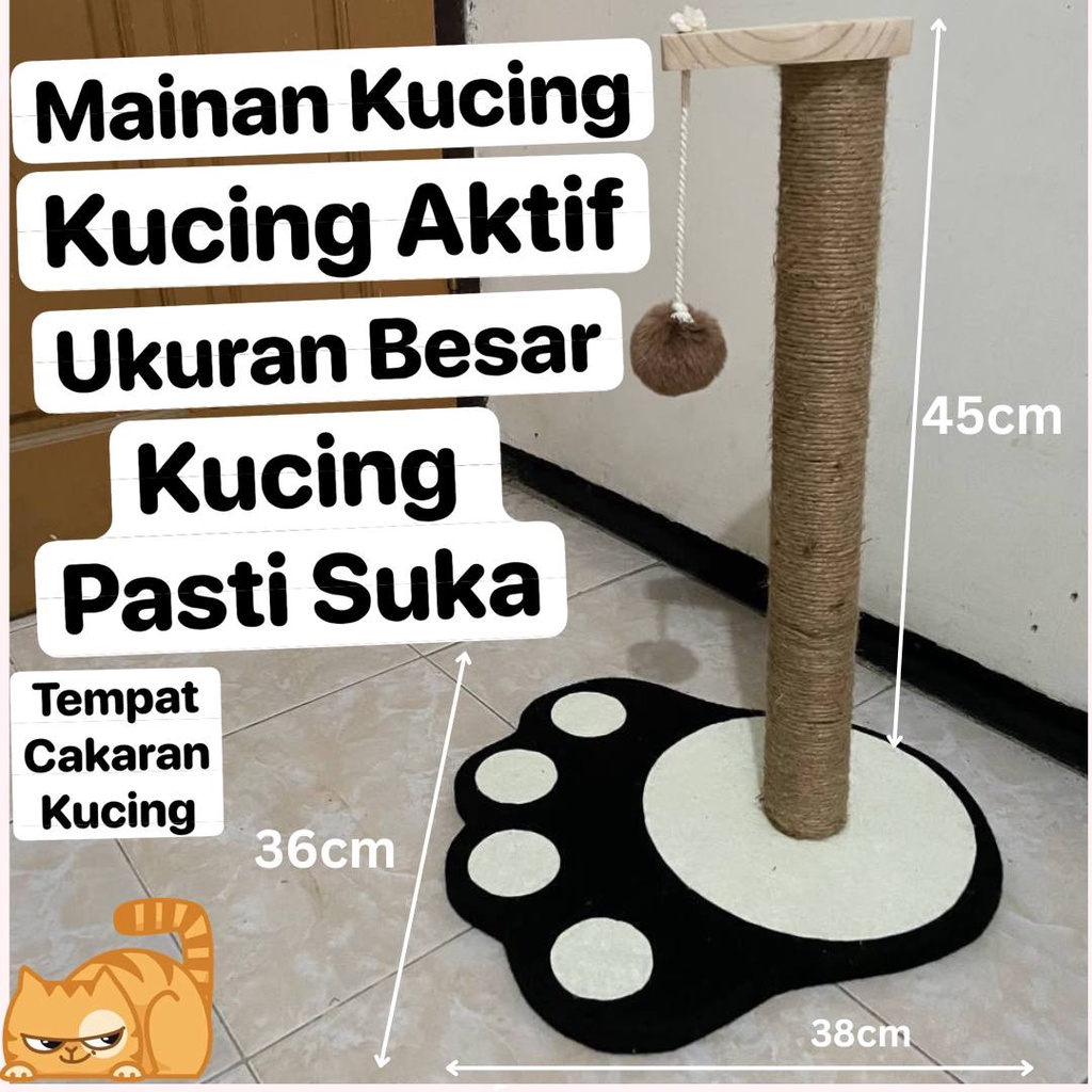 Garukan Kucing - Cakaran Kucing - Cat Scratcher - Mainan Kitten Persia Anggora Himalaya Peaknose Kay