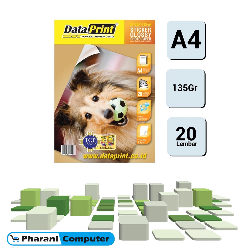 

Dataprint Stiker Glossy 135 / Data Print Stiker Glossy A4 semarang
